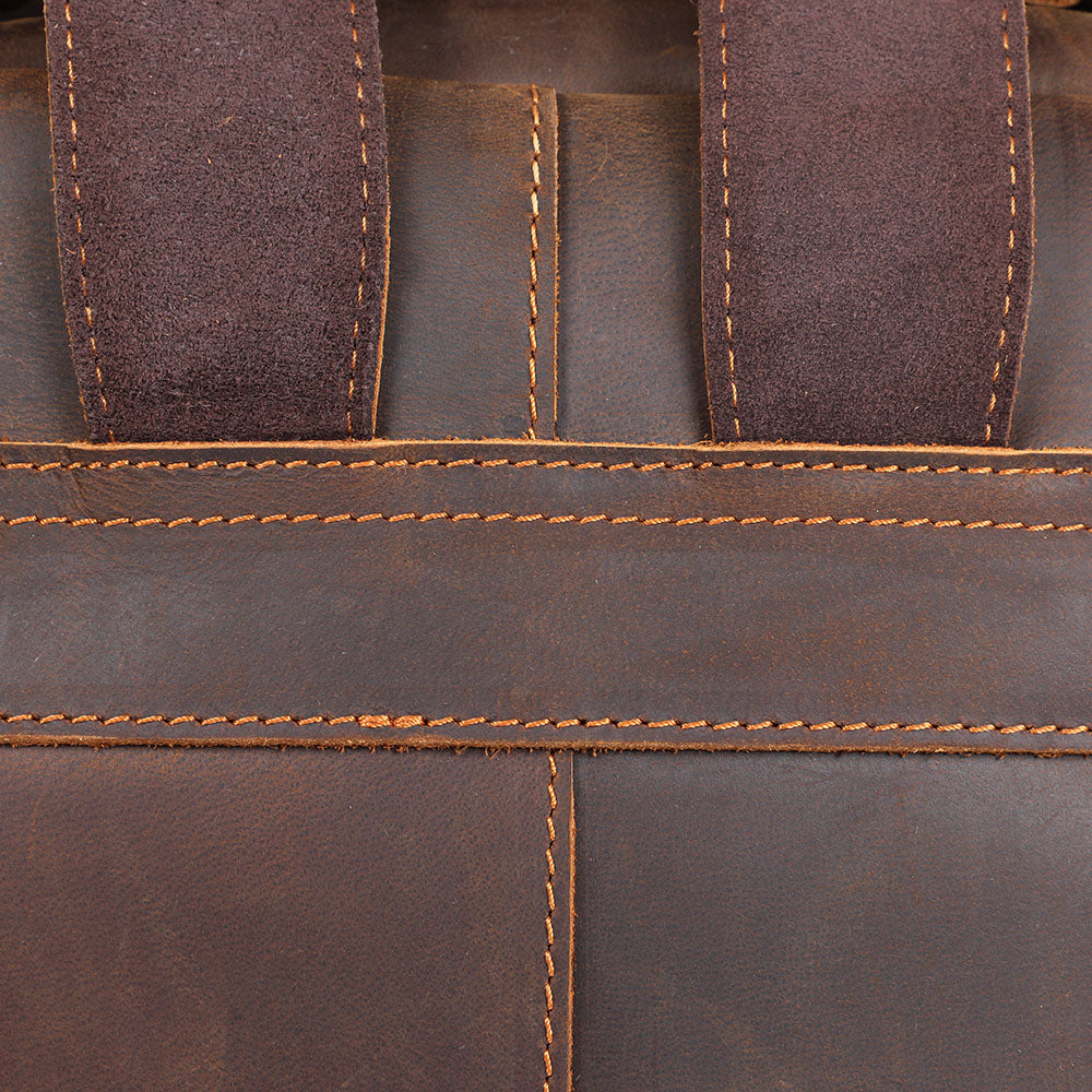 Lederrucksack mit Laptopfach 20 L – Aya — 16