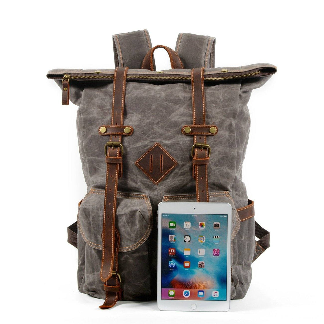 Canvasrugzak met laptopvak 25 L – Berlin — 4