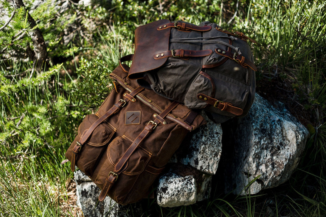 Canvasrugzak met laptopvak 25 L – Berlin — 23