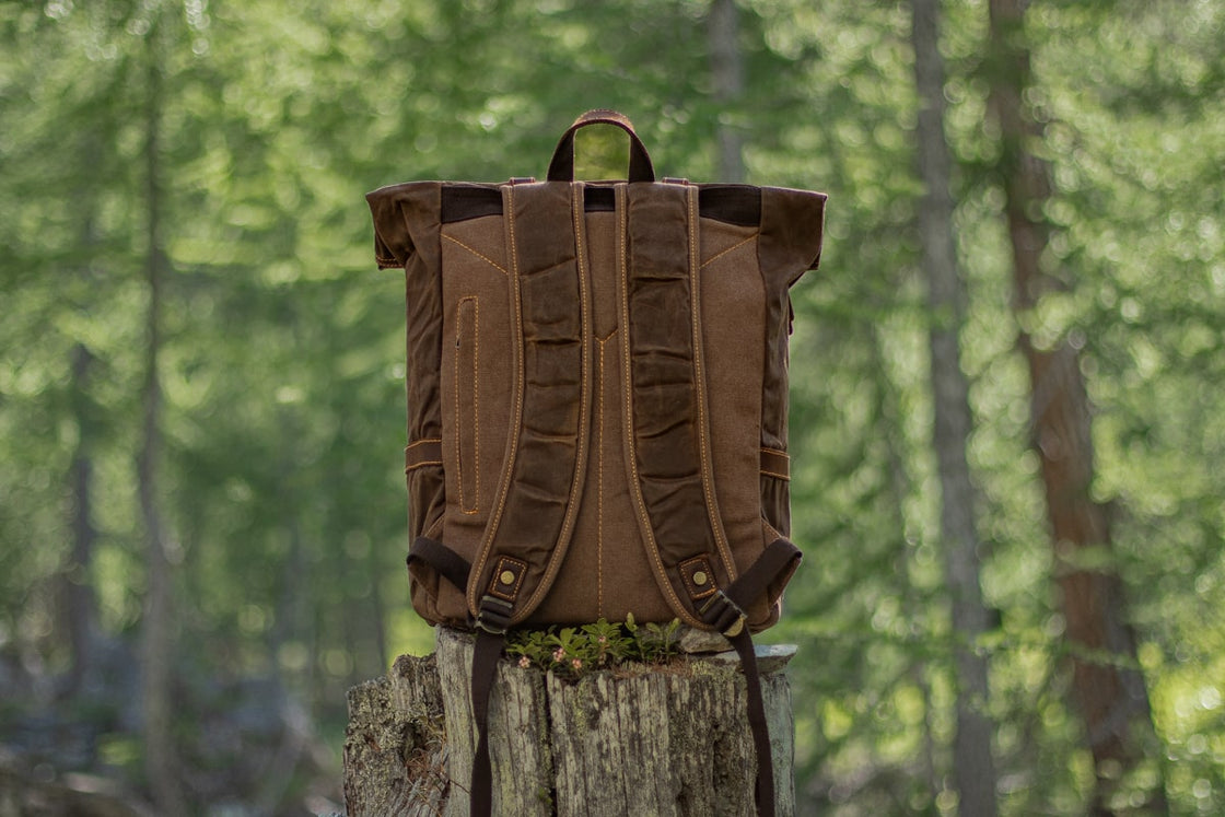 Canvasrugzak met laptopvak 25 L – Berlin — 50