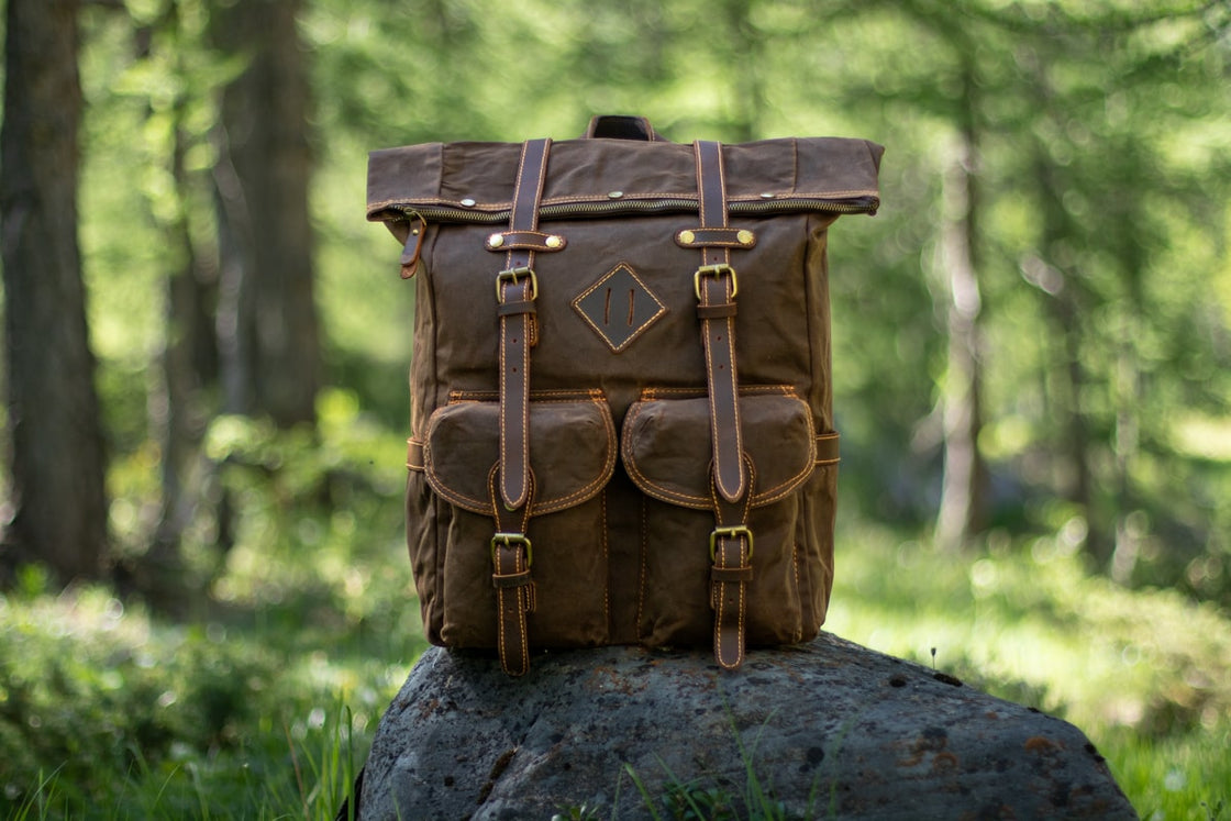Canvasrugzak met laptopvak 25 L – Berlin — 53
