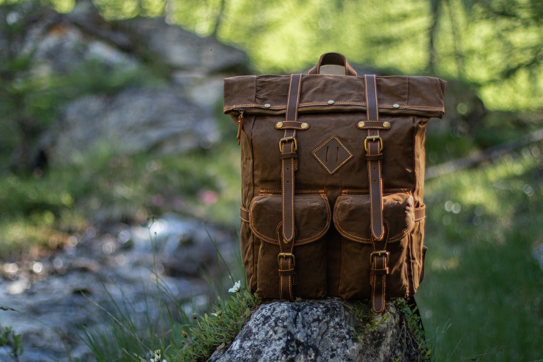 Canvasrugzak met laptopvak 25 L – Berlin — 54