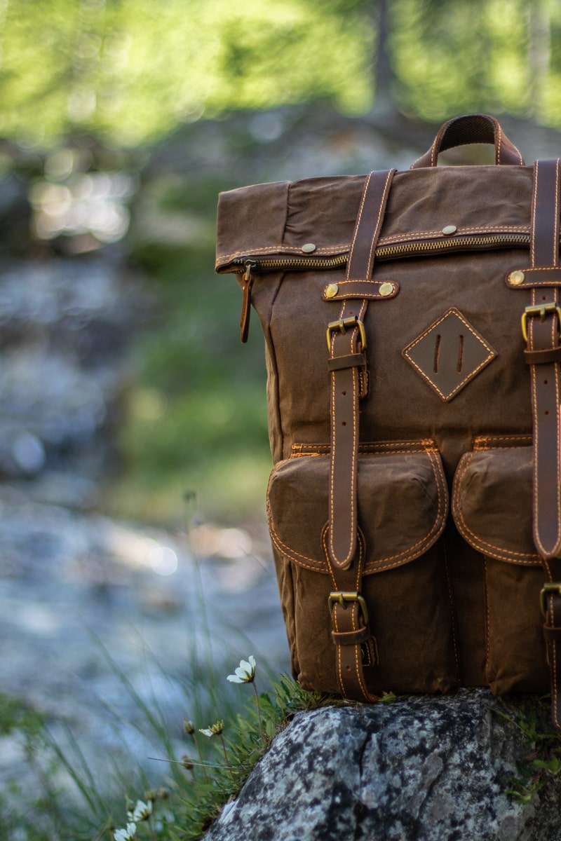 Canvasrugzak met laptopvak 25 L – Berlin — 55