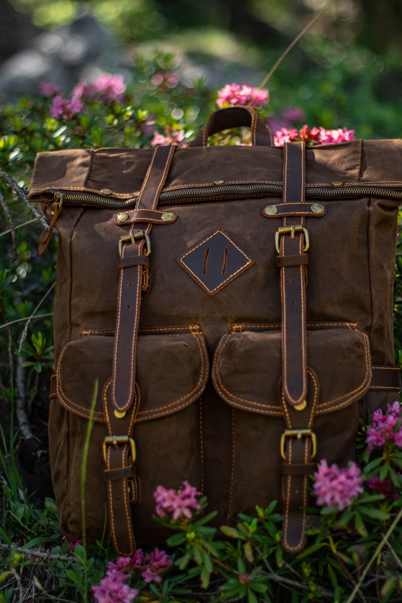 Canvasrugzak met laptopvak 25 L – Berlin — 56