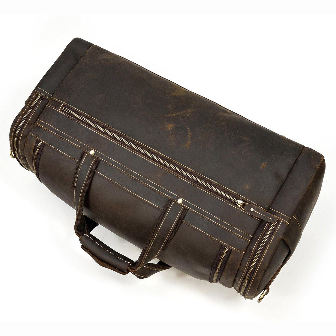 Bogota — Men's Leather Duffle Bag, image 12