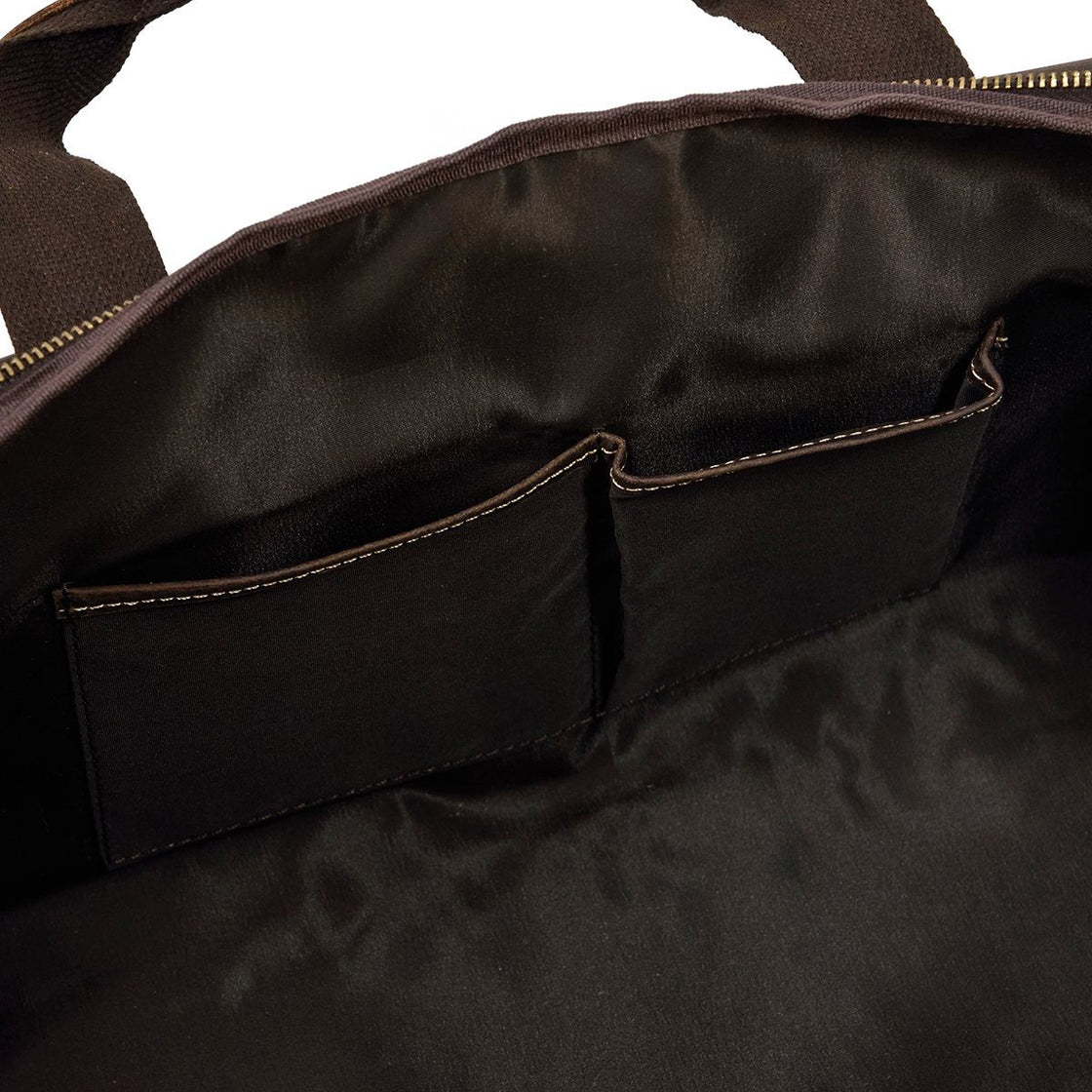 Bogota — Men's Leather Duffle Bag, image 15