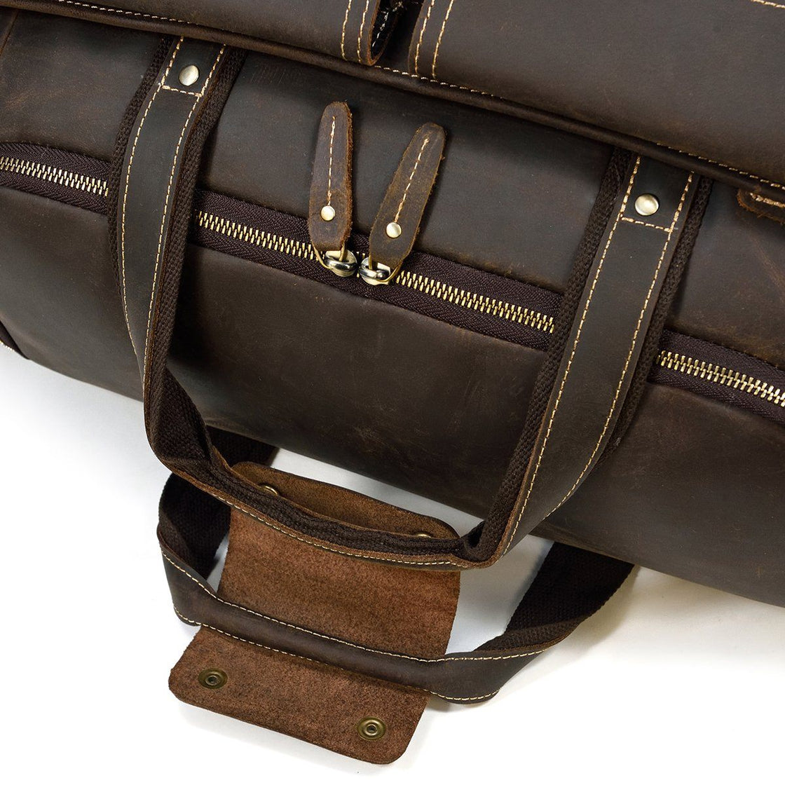 Bogota — Men's Leather Duffle Bag, image 17