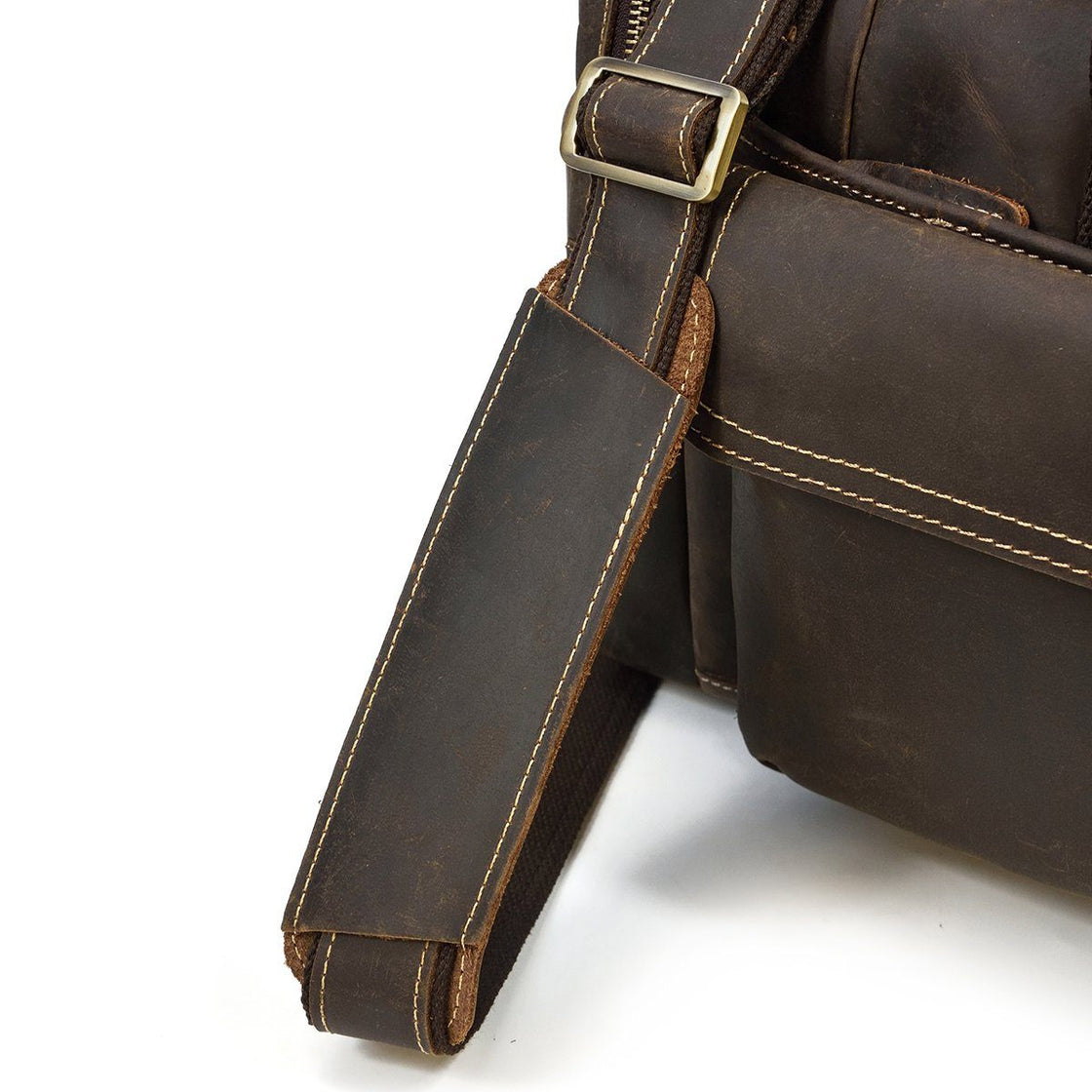 Bogota — Men's Leather Duffle Bag, image 26