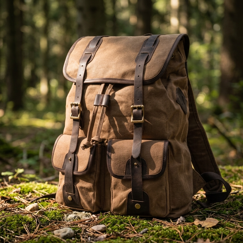 Calgary — Canvas Travel Backpack, image 3