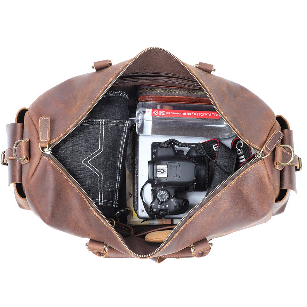 Sac de voyage en cuir 26 L – Caracas — 11