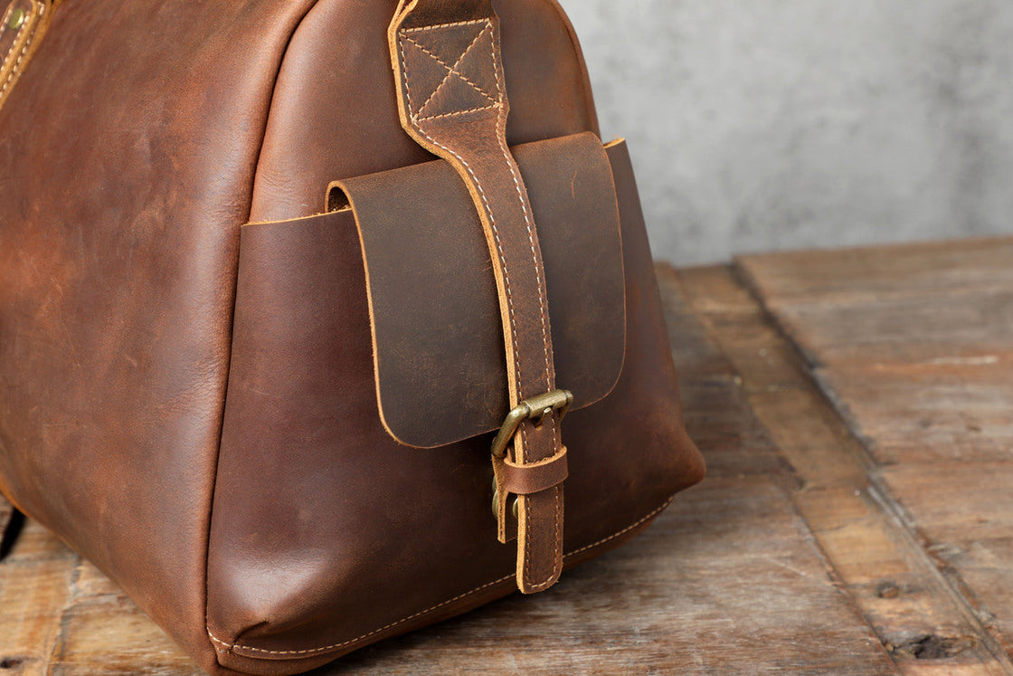 Sac de voyage en cuir 26 L – Caracas — 39