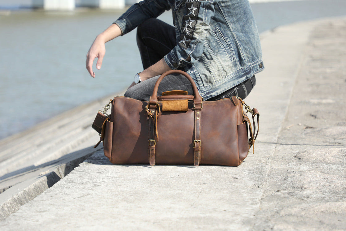 Sac de voyage en cuir 26 L – Caracas — 48