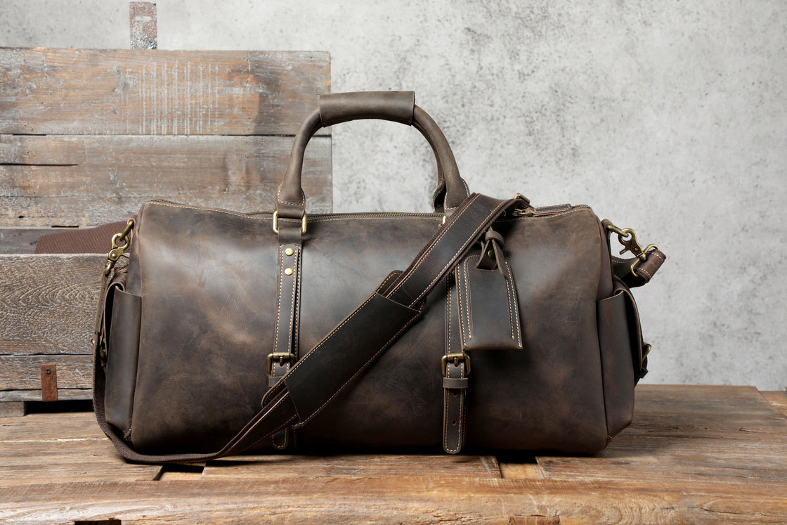 Sac de voyage en cuir 26 L – Caracas — 53