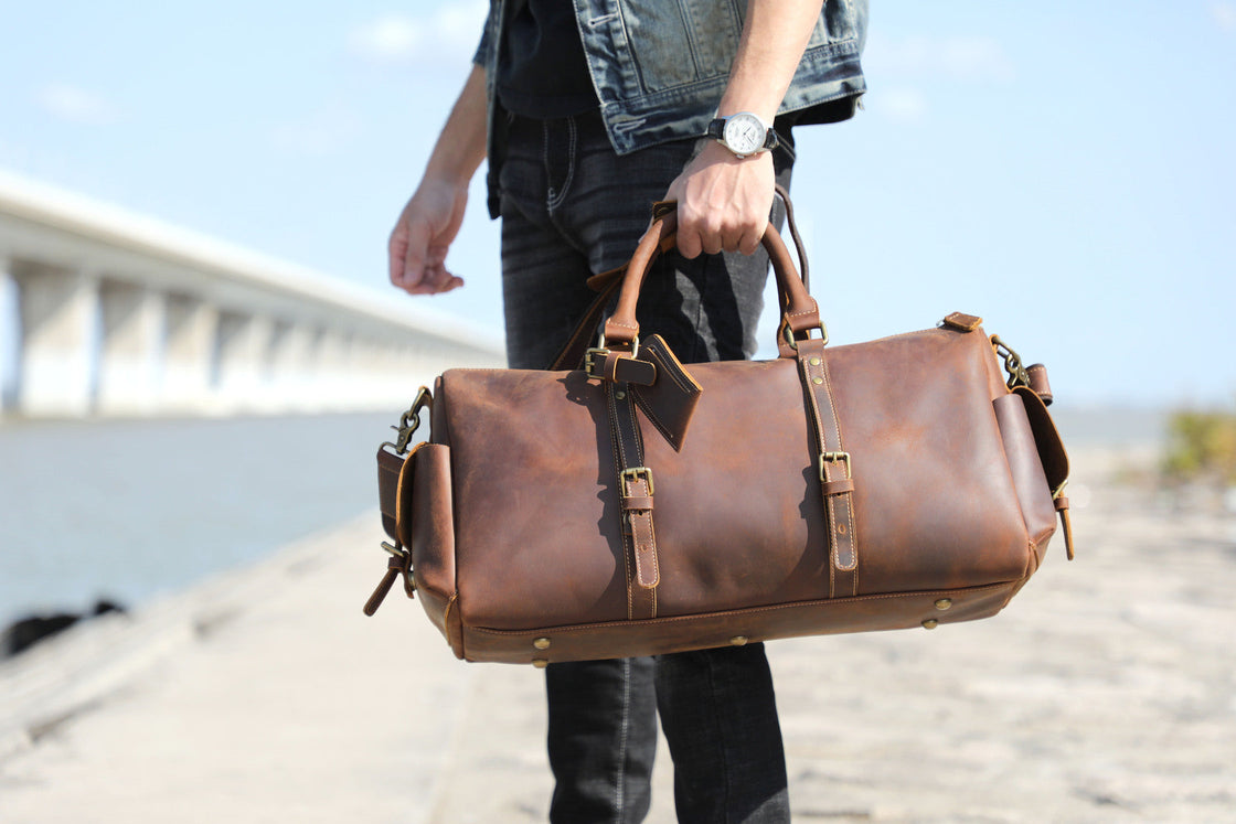 Sac de voyage en cuir 26 L – Caracas — 75