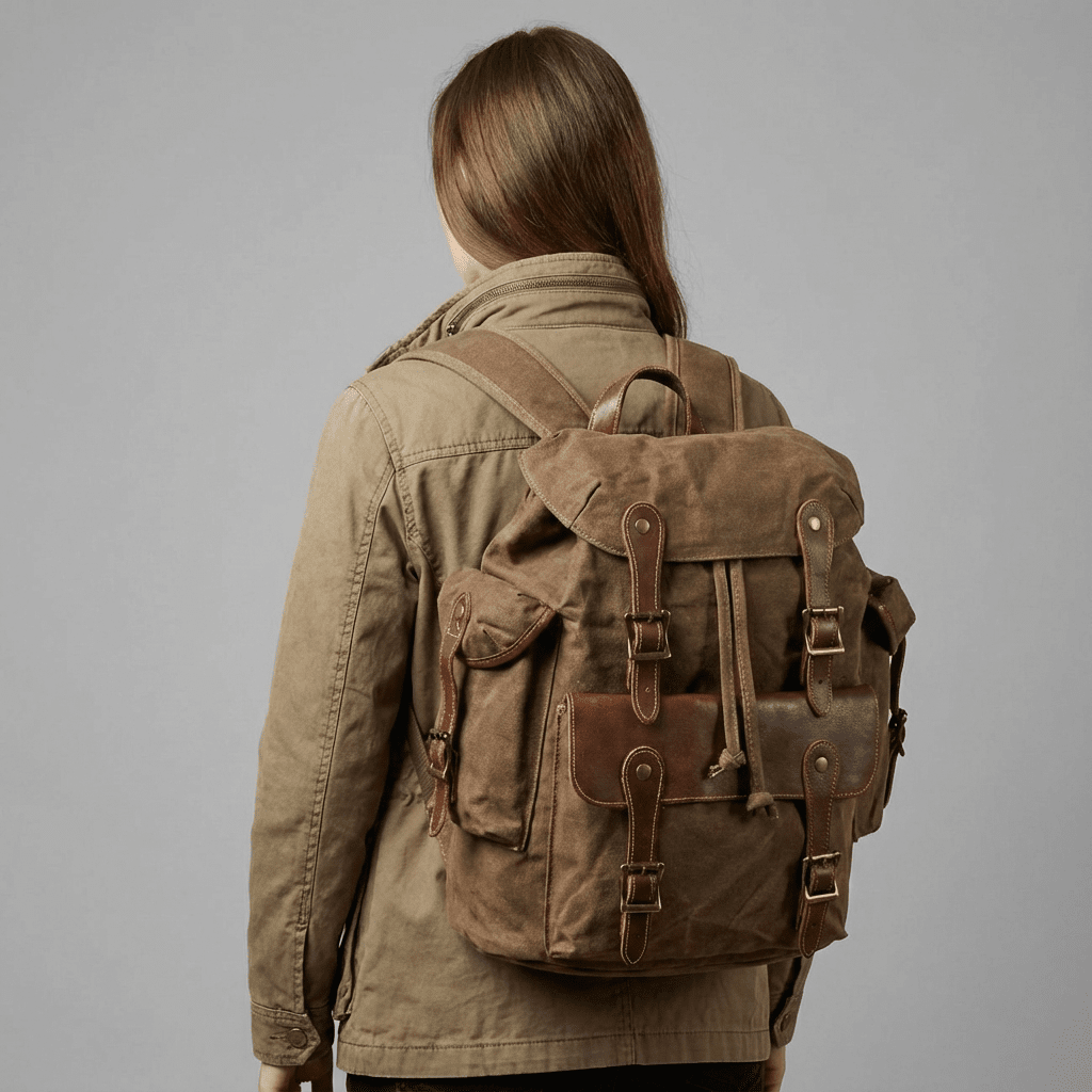 Sac à dos en toile pour ordinateur 30 L – Chamonix — 10