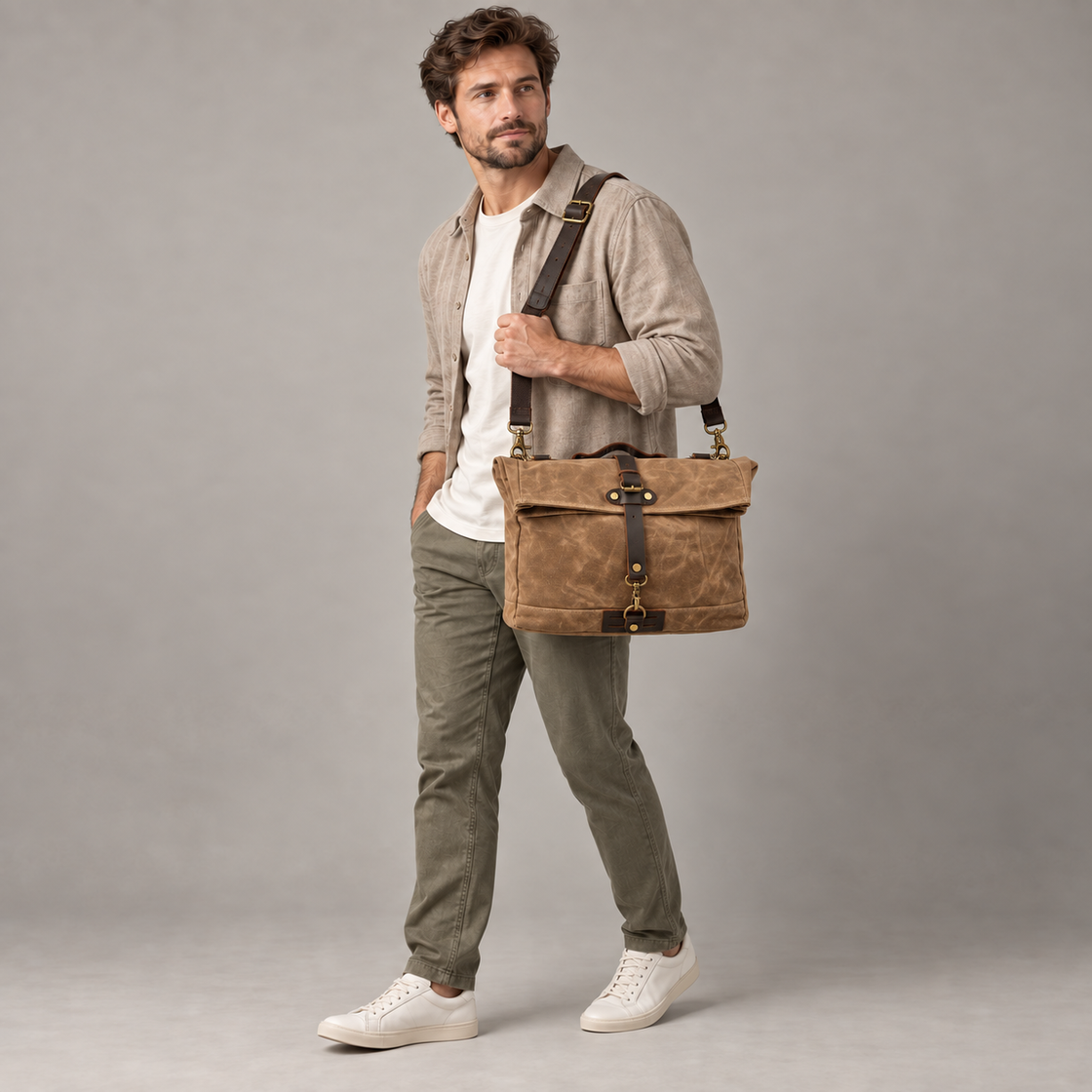 Sac bandoulière en toile 12 L – Cincinnati — 2