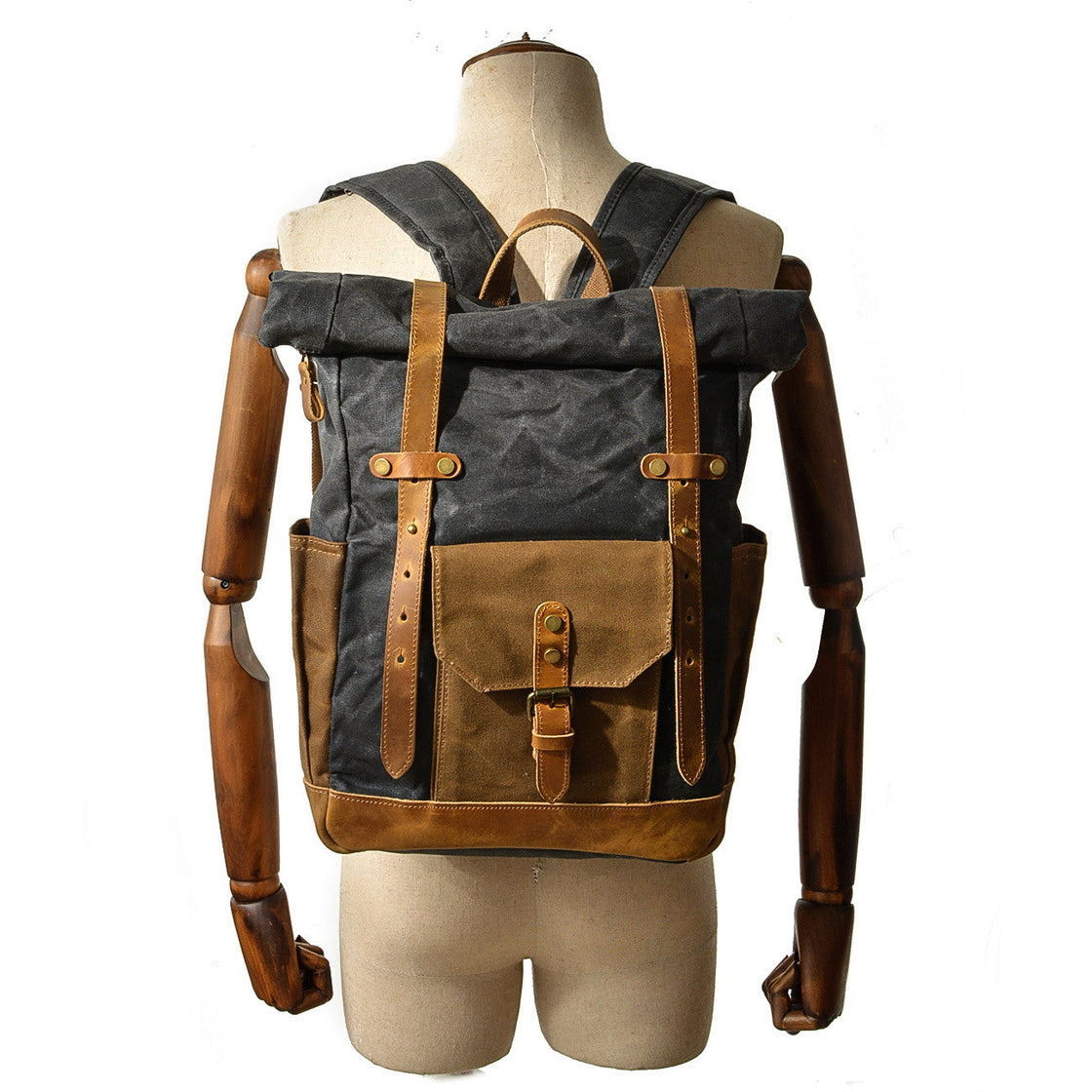 Canvasrugzak met laptopvak 19,5 L – Copenhague — 12