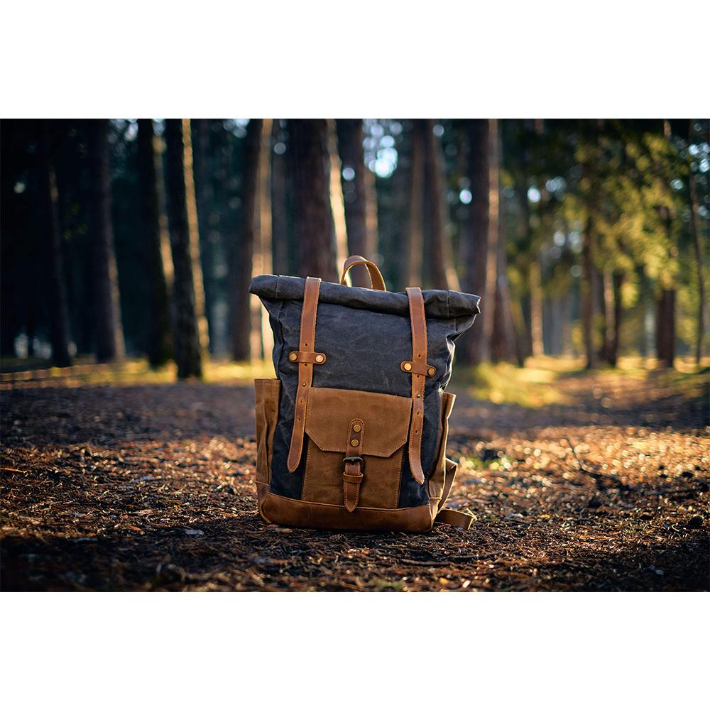 Canvasrugzak met laptopvak 19,5 L – Copenhague — 20