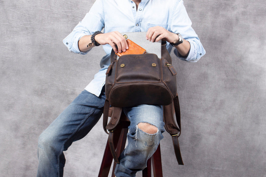 Lederrucksack 14 L – Dashan — 63