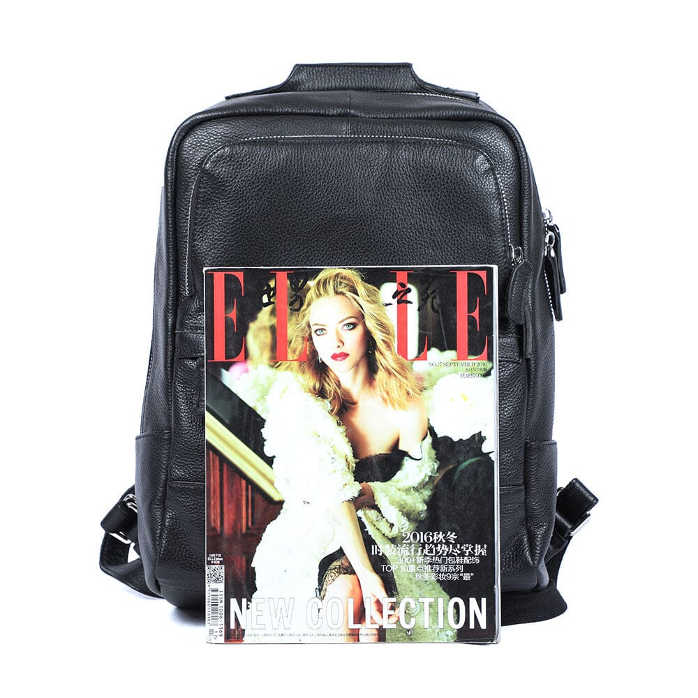 Sac à dos en cuir pour ordinateur 16 L – Dôme — 6