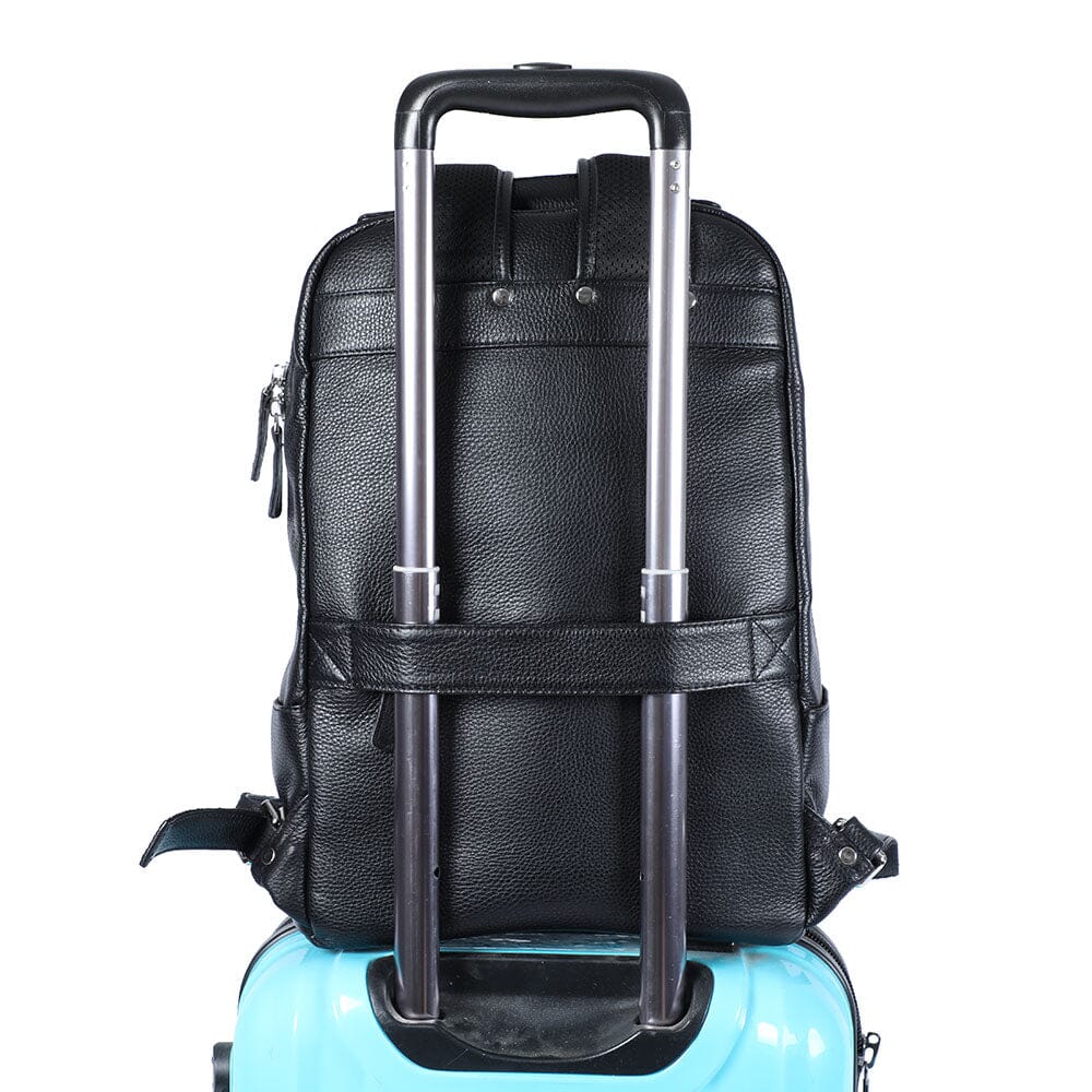 Sac à dos en cuir pour ordinateur 16 L – Dôme — 7