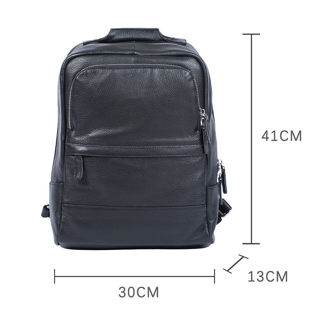 Sac à dos en cuir pour ordinateur 16 L – Dôme — 8