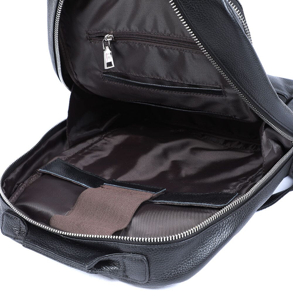 Sac à dos en cuir pour ordinateur 16 L – Dôme — 9