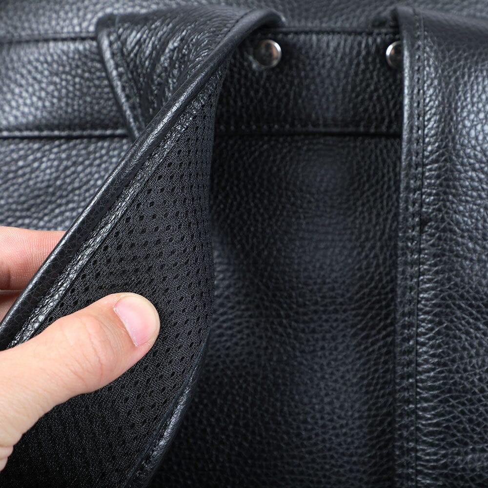 Sac à dos en cuir pour ordinateur 16 L – Dôme — 13