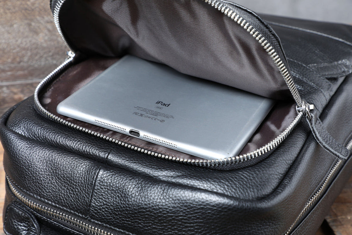 Sac à dos en cuir pour ordinateur 16 L – Dôme — 26