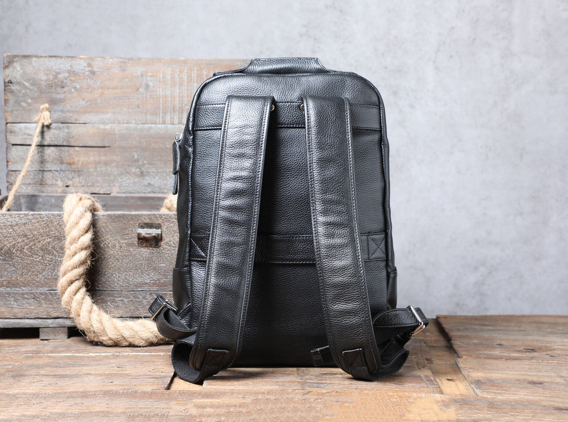 Sac à dos en cuir pour ordinateur 16 L – Dôme — 39