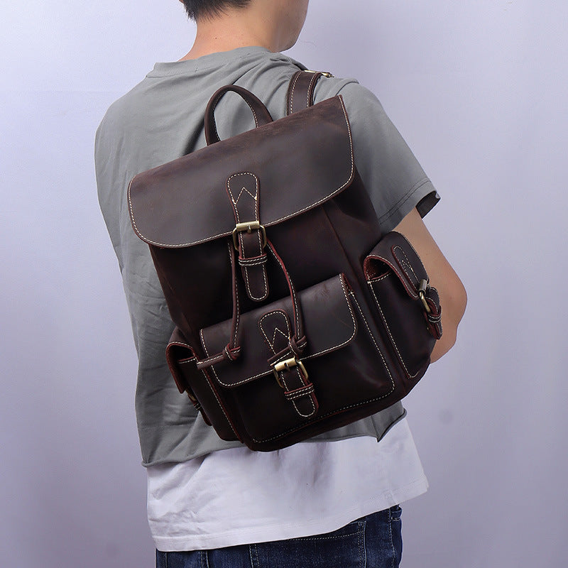 Eko — Womens Leather Backpack, image 6