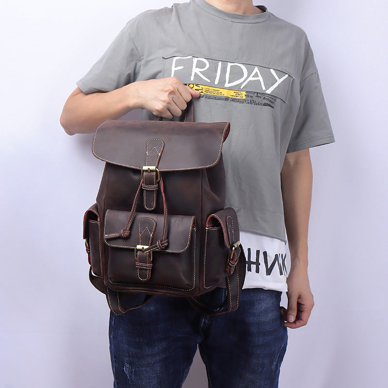 Eko — Womens Leather Backpack, image 7