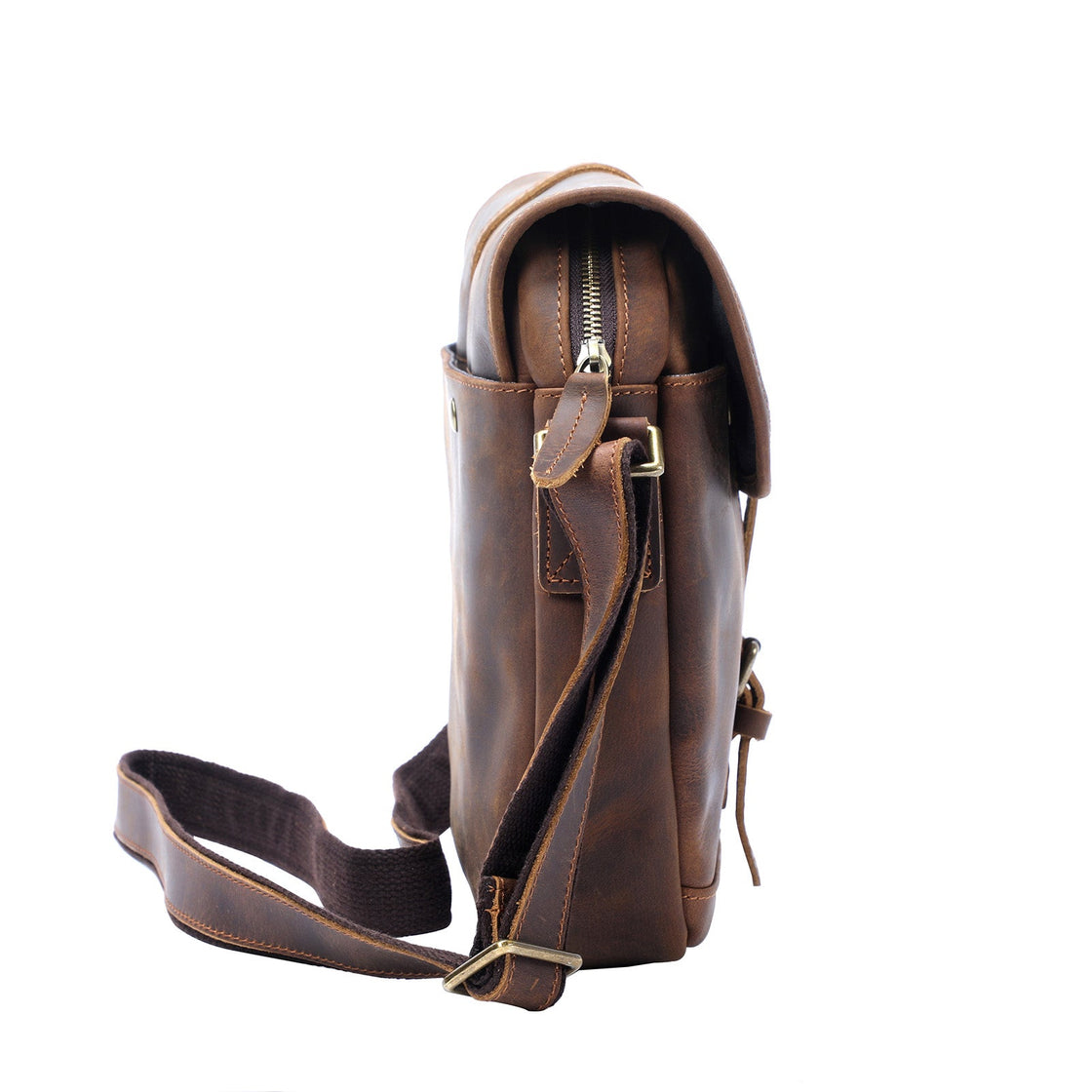 Sac bandoulière en cuir 6 L – Erika — 8