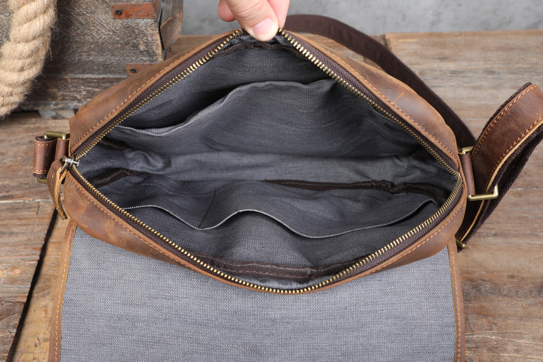 Sac bandoulière en cuir 6 L – Erika — 24