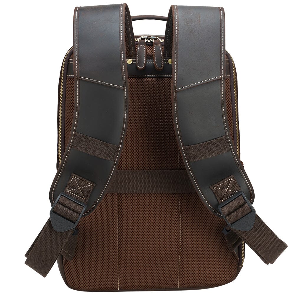 Lederrucksack mit Laptopfach 17 L – Everest — 9