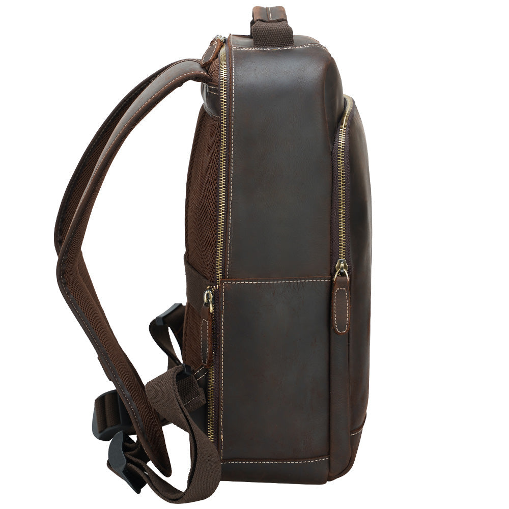 Lederrucksack mit Laptopfach 17 L – Everest — 29