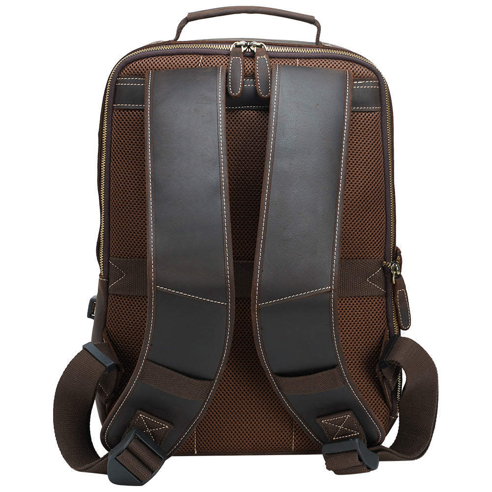 Lederrucksack mit Laptopfach 17 L – Everest — 31