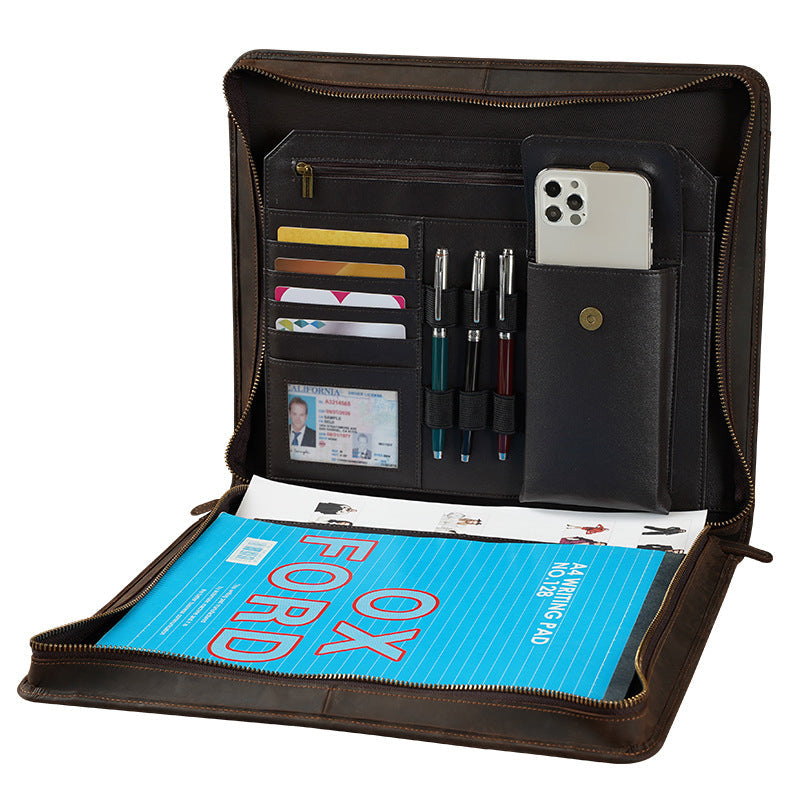 Dokumentenmappe aus Leder – Florence — 2