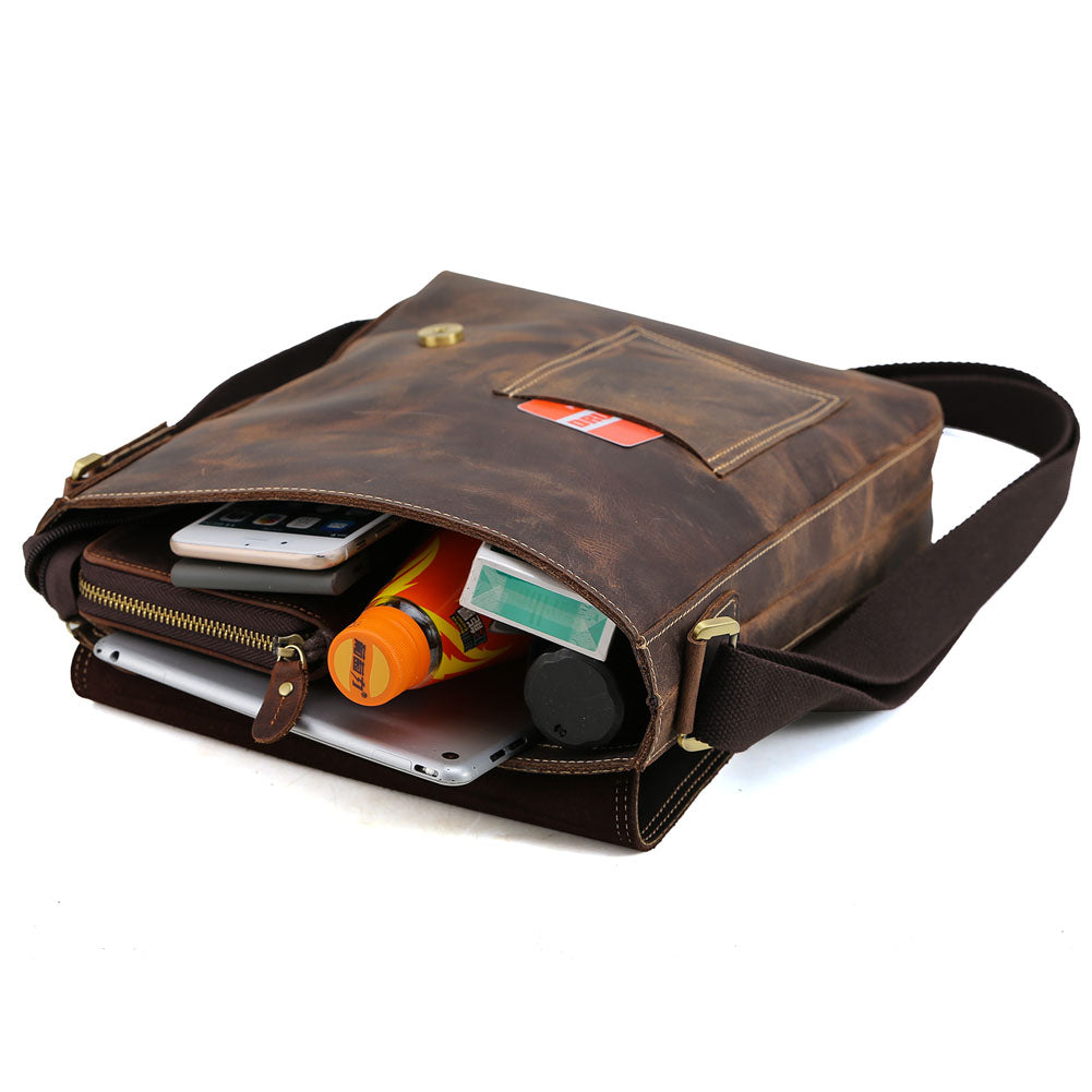 Leder-Umhängetasche 5,5 L – Freya — 26