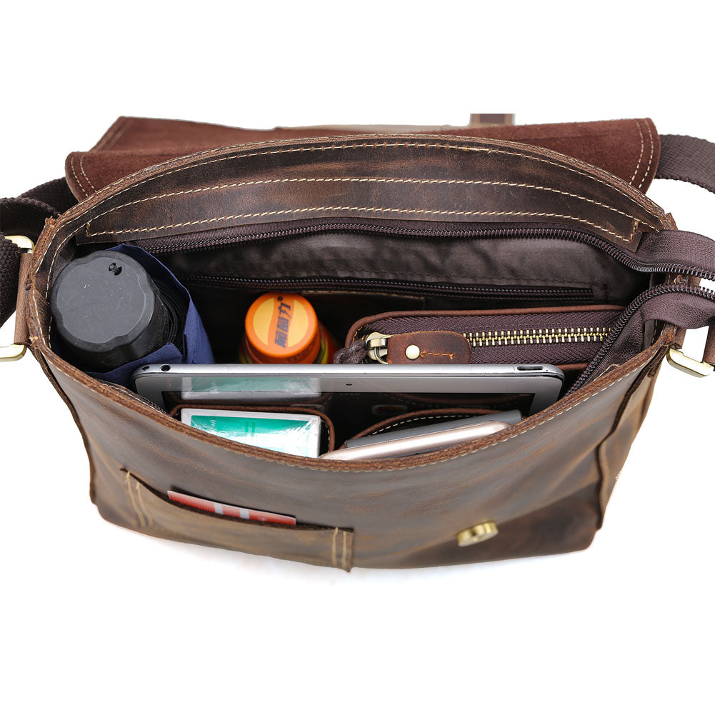 Leder-Umhängetasche 5,5 L – Freya — 27