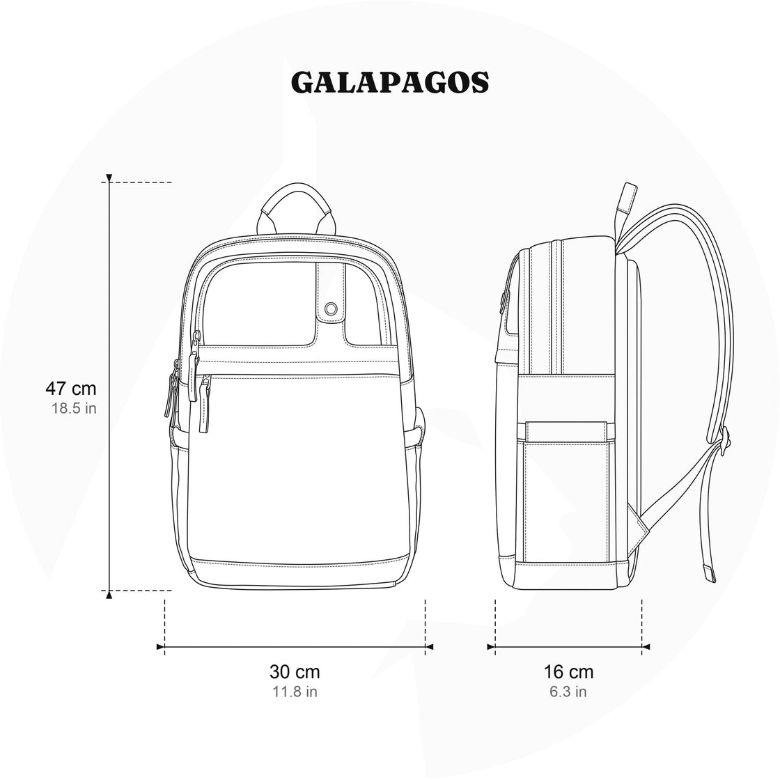 Galapagos — Canvas Photography Backpack, image 40