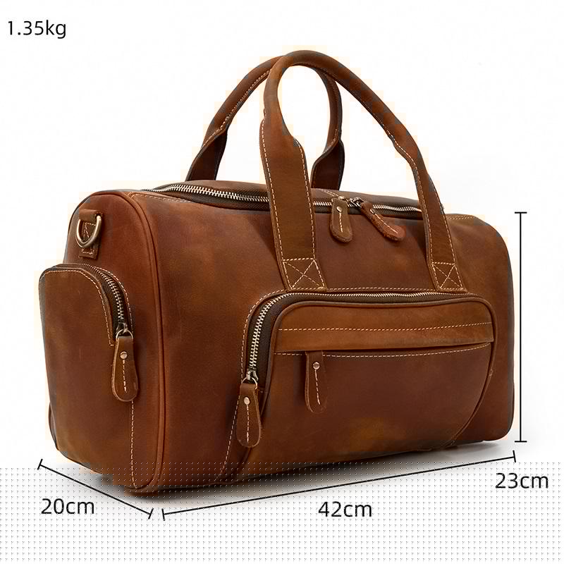 Guayaquil — Mens Leather Holdall, image 3