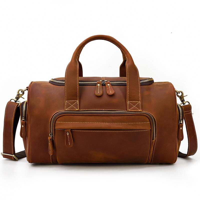 Guayaquil — Mens Leather Holdall, image 4