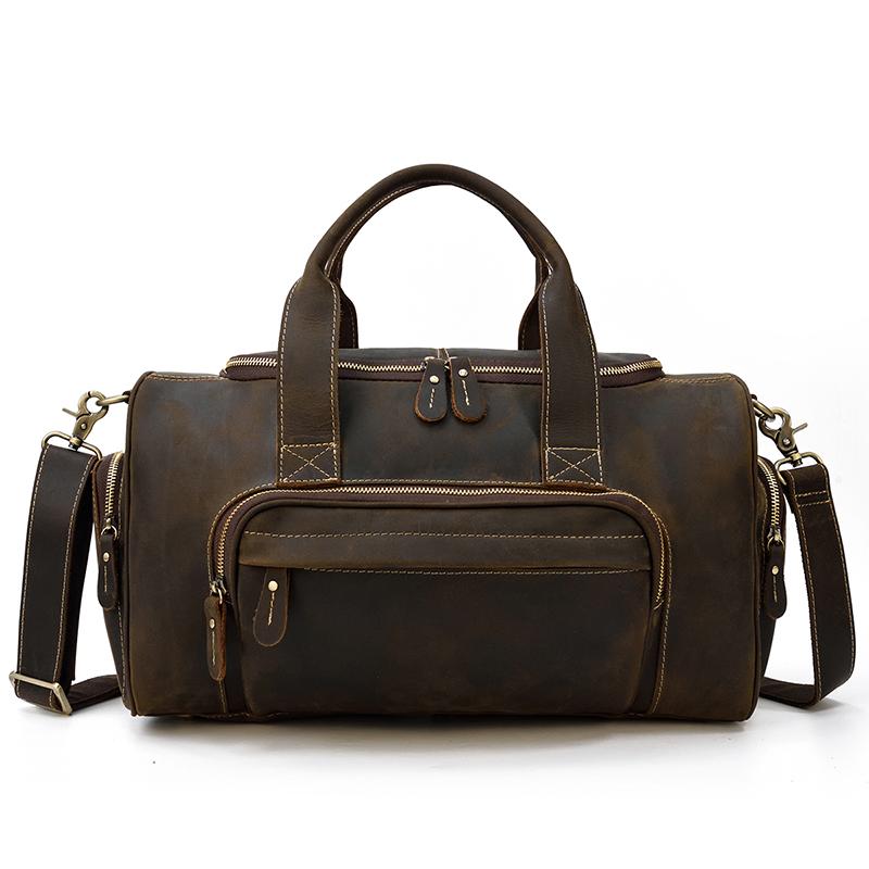 Guayaquil — Mens Leather Holdall, image 5