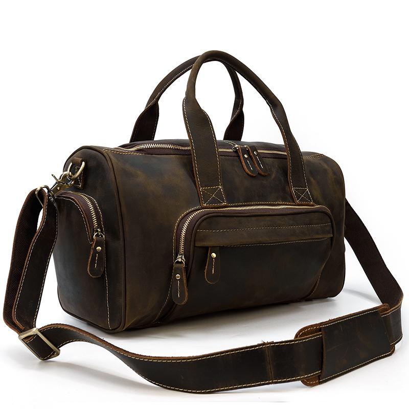 Guayaquil — Mens Leather Holdall, image 7