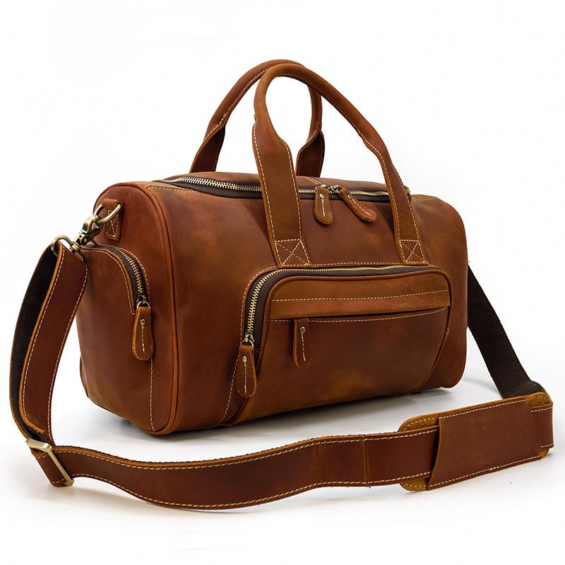 Guayaquil — Mens Leather Holdall, image 9
