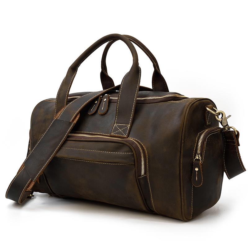 Guayaquil — Mens Leather Holdall, image 11