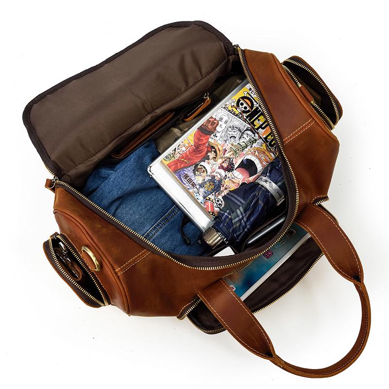 Guayaquil — Mens Leather Holdall, image 26