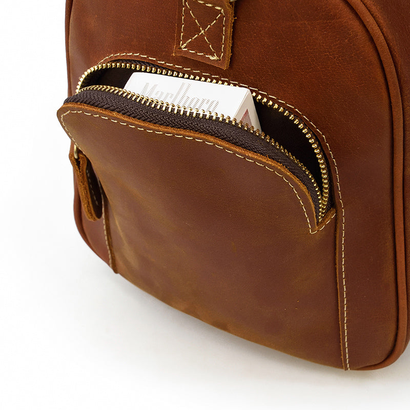 Mens Leather Holdall for men