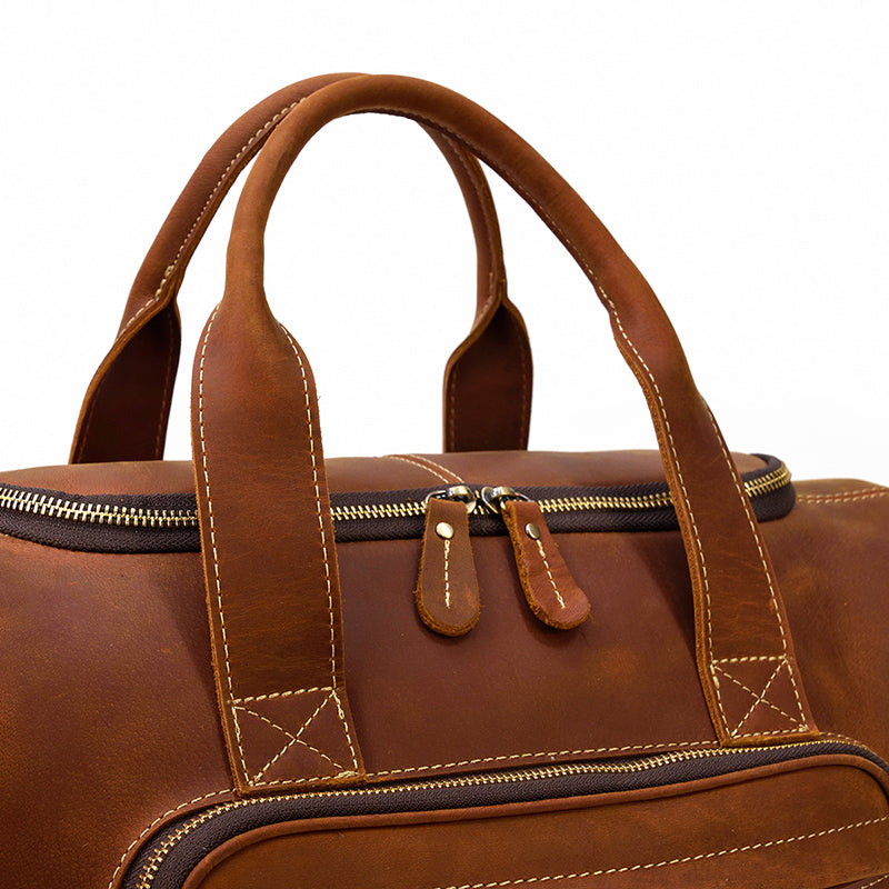 Mens Leather Holdall ladies